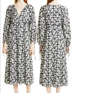 Rebecca Taylor floral midi dress